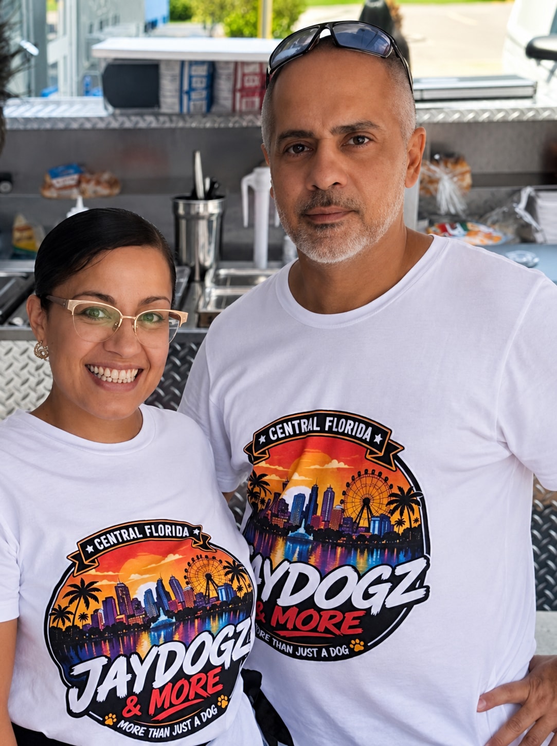 Juan and Lillian Mendez, owners of Jaydogz & More